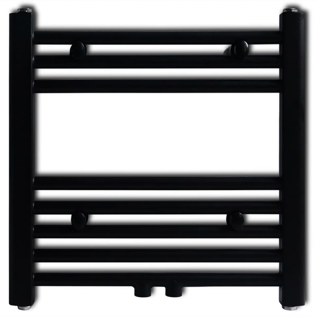 Radiator / handdoekenrek recht 480x480 mm zwart