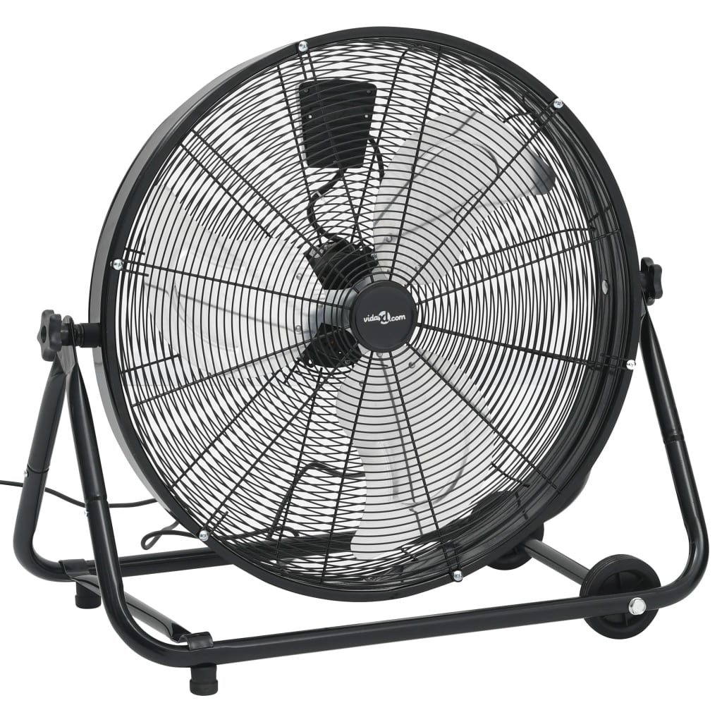 Trommelventilator industrieel 172,5 W 60 cm zwart