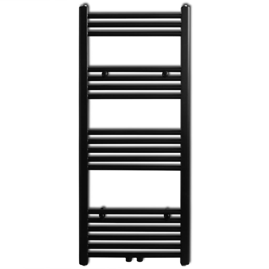 Radiator / handdoekenrek recht 500x1160 mm zwart