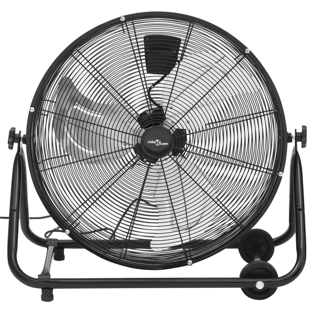 Trommelventilator industrieel 172,5 W 60 cm zwart
